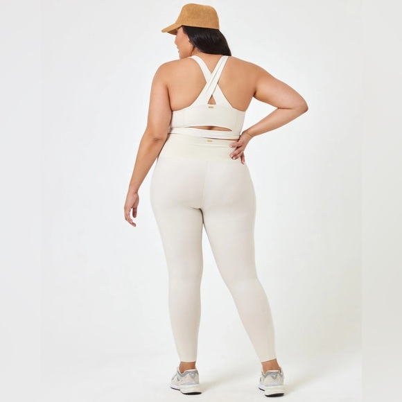 NWT L*SPACE Mercer Sports Bra Size Large‎ in Color Bone - Picture 4 of 10